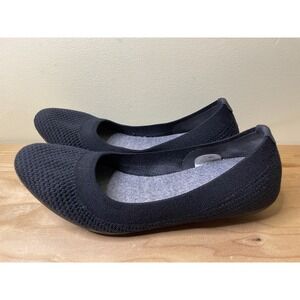Allbirds Tree Breezer  Size 7 Jet Black  Womens Flats